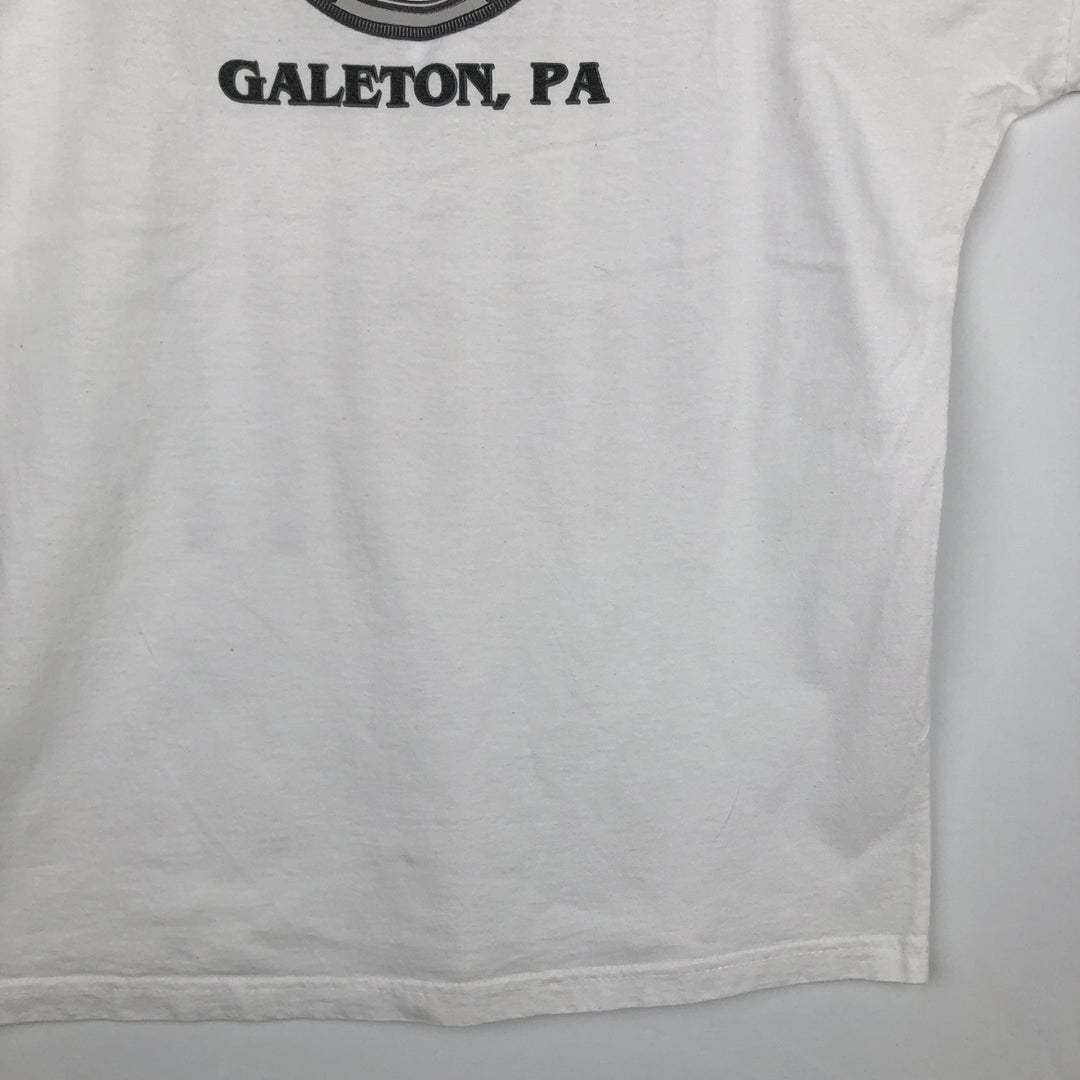 Big Size Harley-Davidson American Flag Pattern Motorcycle T-Shirt, Made in USA, Men's XXXL Equivalent cotton white type Vintage Second Hand