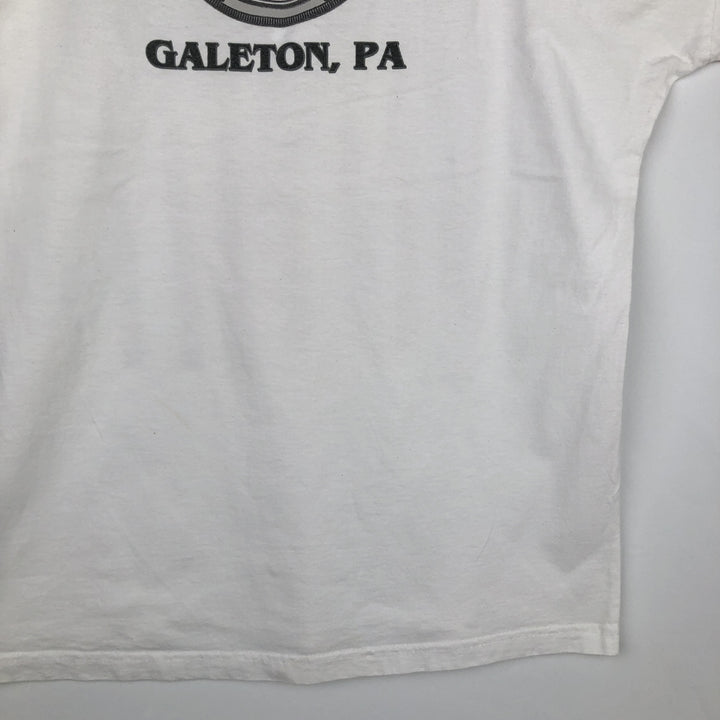 Big Size Harley-Davidson American Flag Pattern Motorcycle T-Shirt, Made in USA, Men's XXXL Equivalent cotton white type Vintage Second Hand