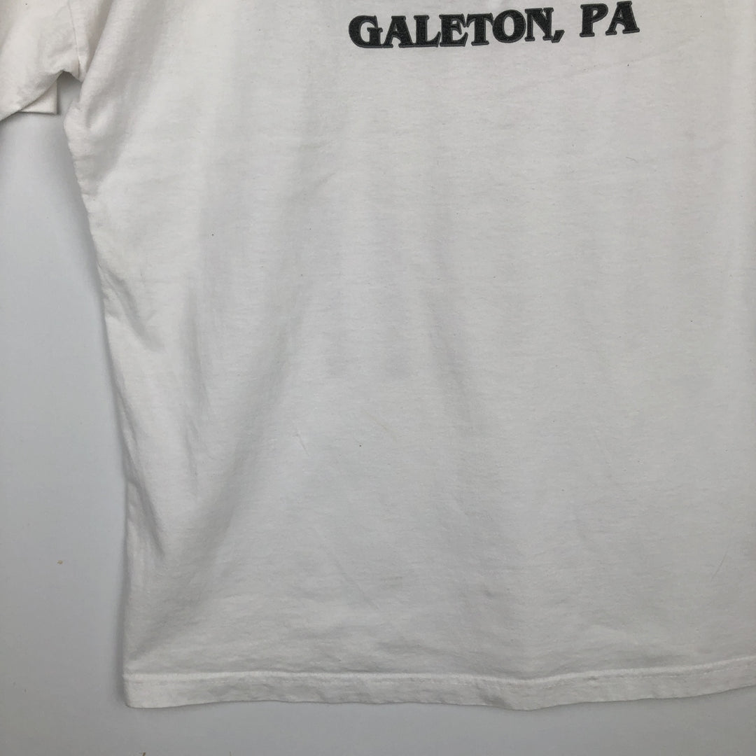 Big Size Harley-Davidson American Flag Pattern Motorcycle T-Shirt, Made in USA, Men's XXXL Equivalent cotton white type Vintage Second Hand