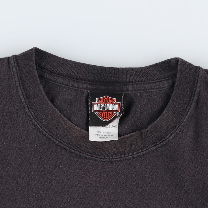 2000'S Harley-Davidson Motorcycle T-shirt, Men's Size M (approx.) cotton black type Vintage Second Hand
