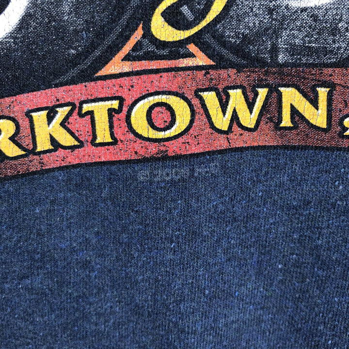 00'S Harley-Davidson Motorcycle Bike T-shirt Made in USA Men's L size cotton blue type Vintage Second Hand