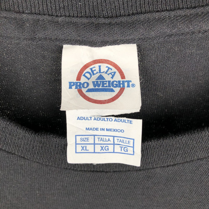 DELTA PRO WEIGHT MOTLEY CRUE Band T-Shirt (Men's XL equivalent) cotton black type Vintage Second Hand
