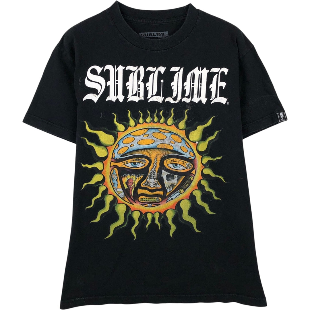 SUBLIME Band T-shirt, Men's M size cotton black type Vintage Second Hand