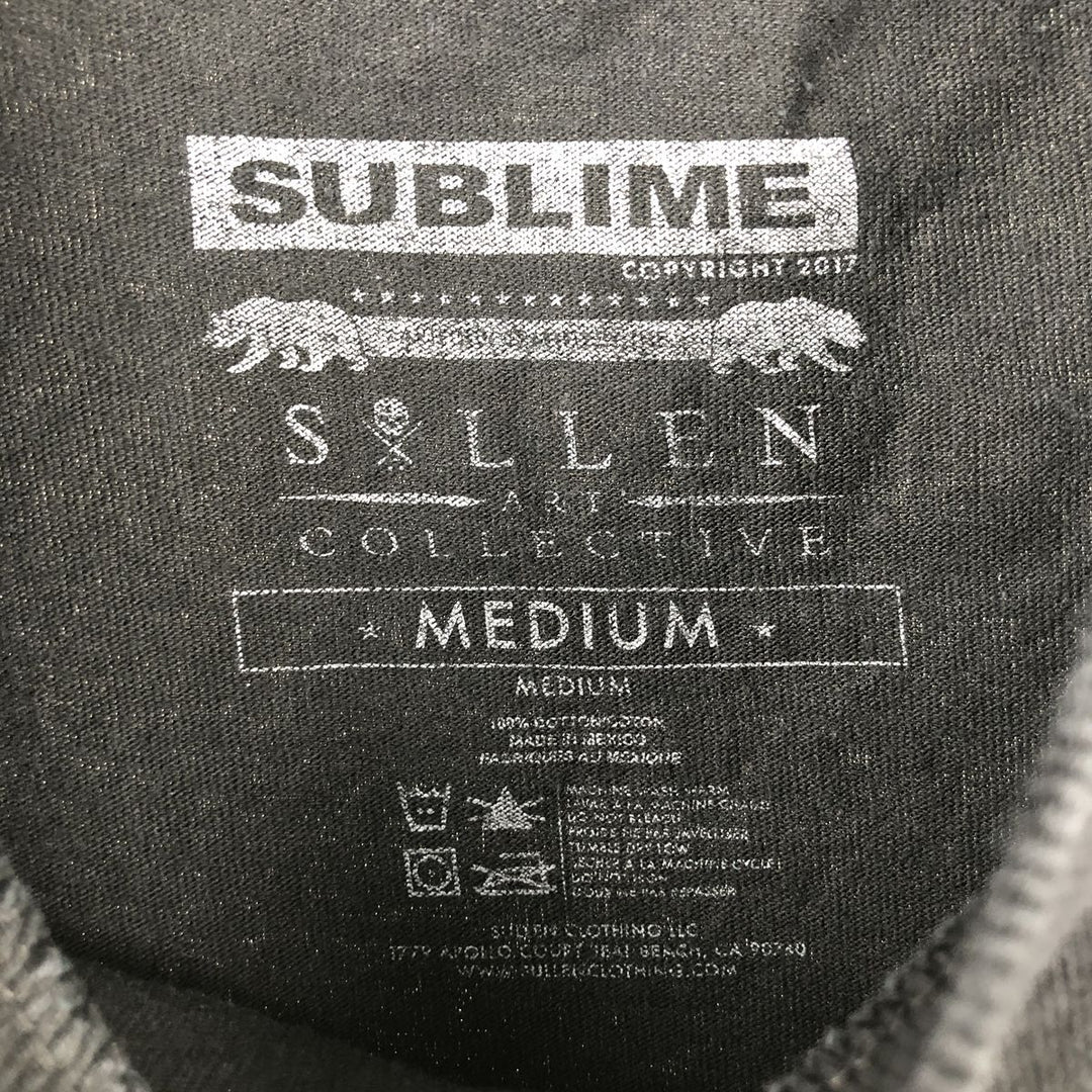 SUBLIME Band T-shirt, Men's M size cotton black type Vintage Second Hand