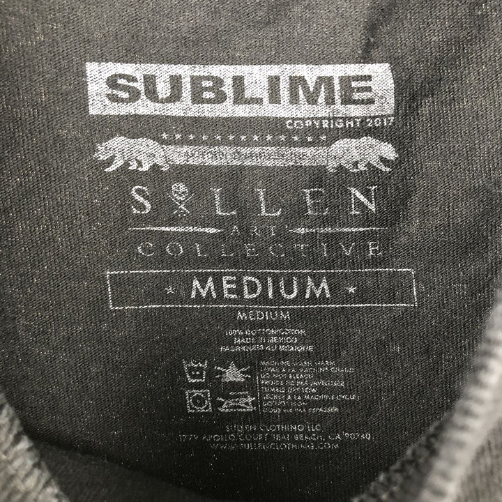 SUBLIME Band T-shirt, Men's M size cotton black type Vintage Second Hand