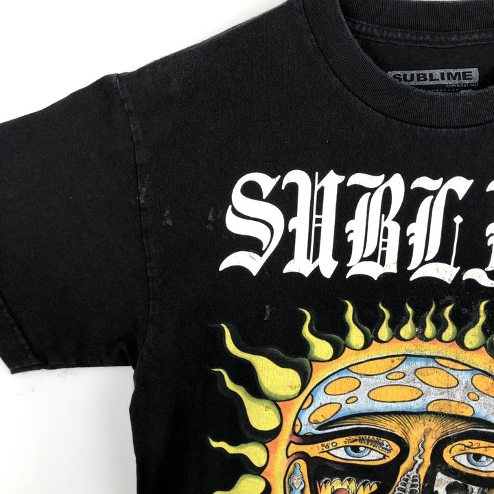 SUBLIME Band T-shirt, Men's M size cotton black type Vintage Second Hand
