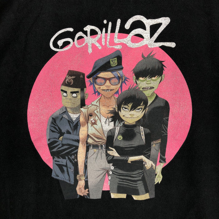 Pacific GORILLAZ Band T-shirt, Men's Size L (approx.) cotton black type Vintage Second Hand