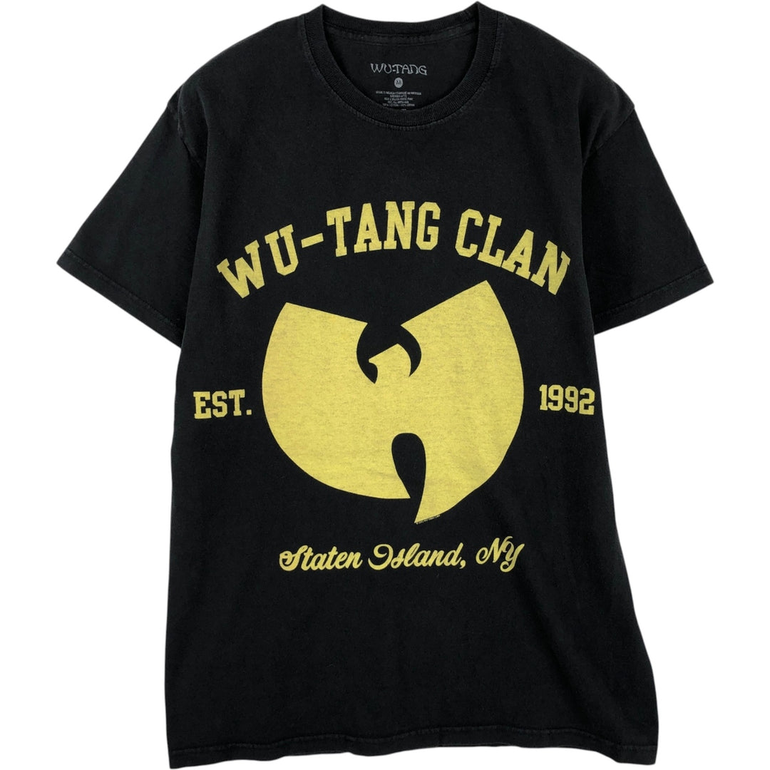 WU-TANG CLAN Rap T-shirt, Men's M size cotton black type Vintage Second Hand