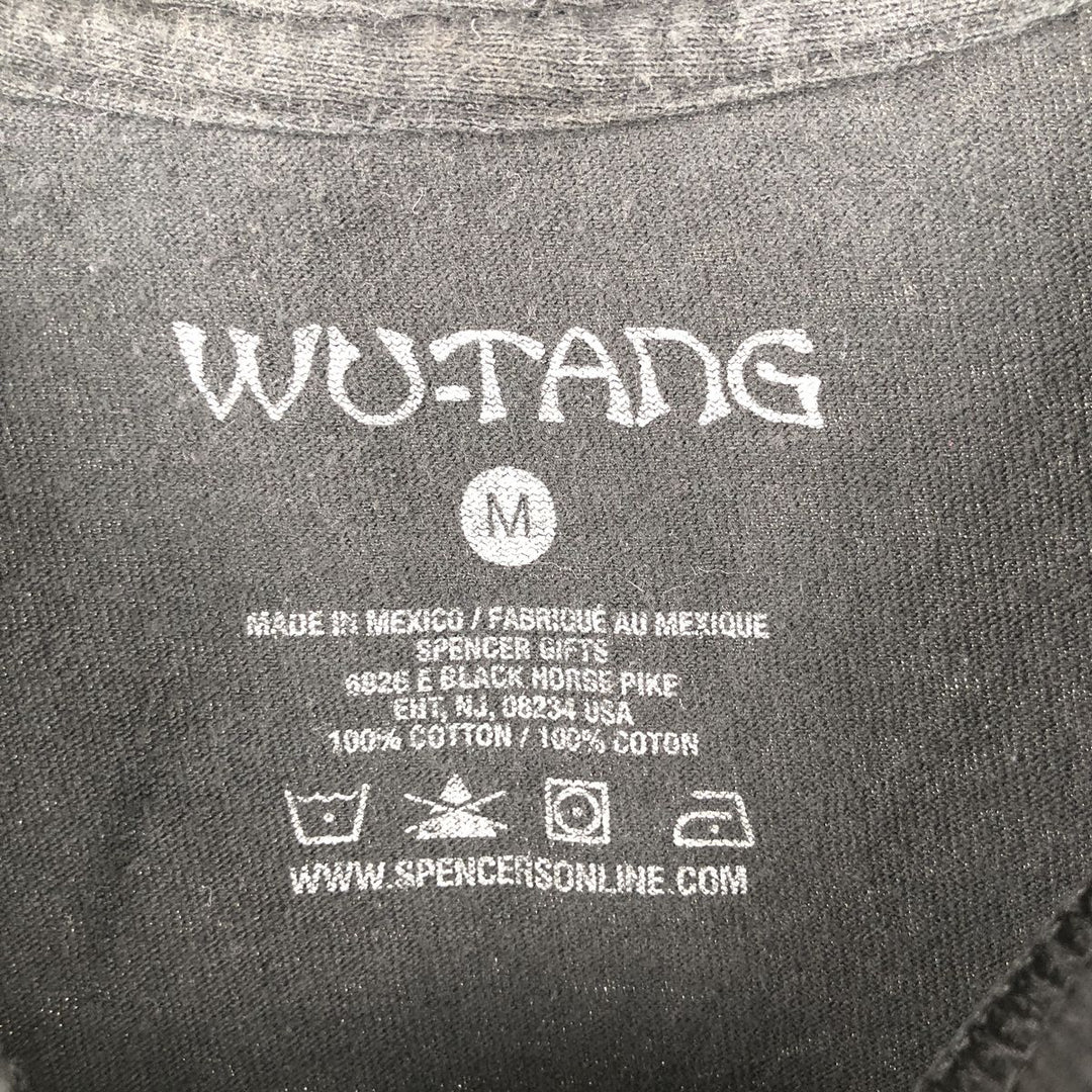 WU-TANG CLAN Rap T-shirt, Men's M size cotton black type Vintage Second Hand