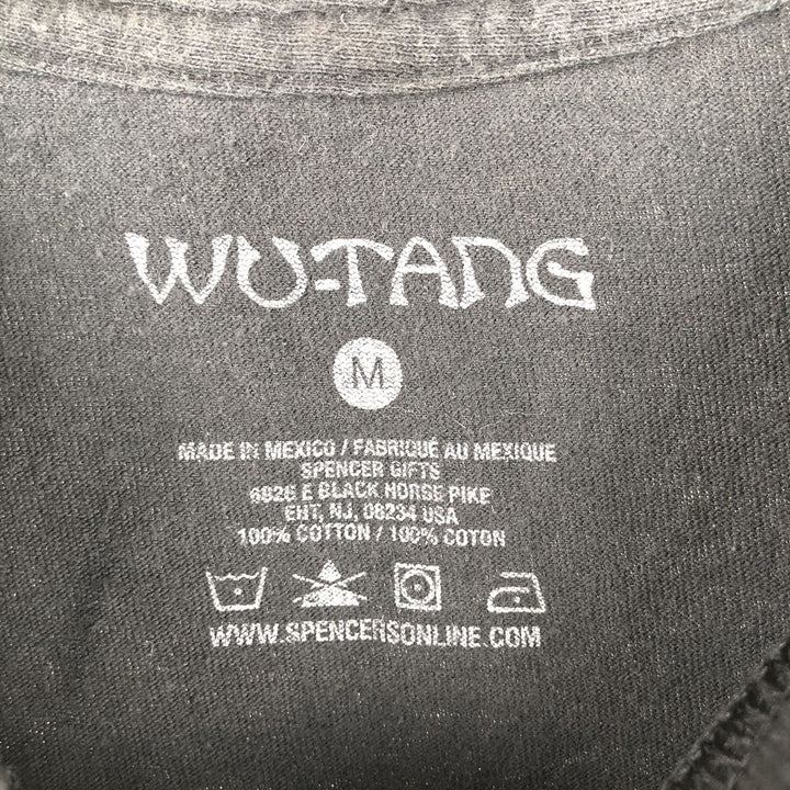 WU-TANG CLAN Rap T-shirt, Men's M size cotton black type Vintage Second Hand