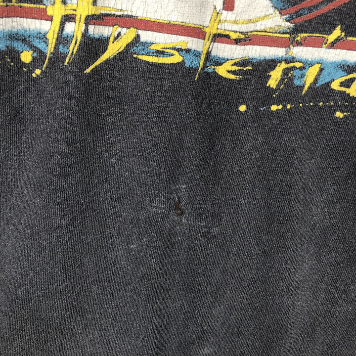 DEF LEPPARD Def Leppard Band T-shirt Band T Men's M size cotton gray type Vintage Second Hand