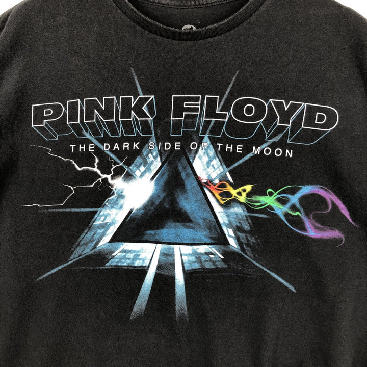 PINK FLOYD Pink Floyd Band T-shirt Band T Men's XL size cotton black type Vintage Second Hand