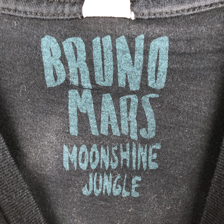 Startee Apparel BRUNO MARS Band T-shirt (Men's size M) cotton black type Vintage Second Hand