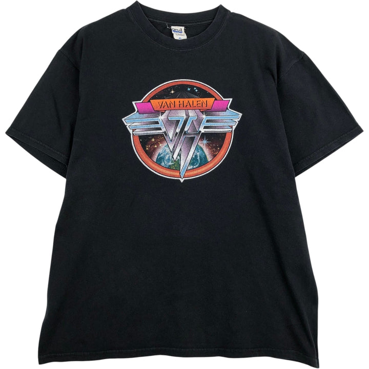 Anvil Van Halen Band T-shirt (Men's XL equivalent) cotton black type Vintage Second Hand