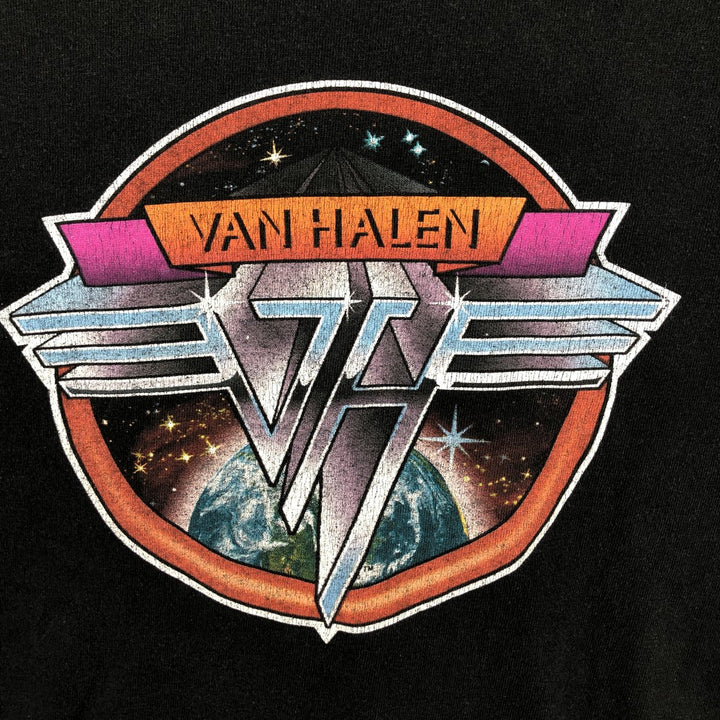 Anvil Van Halen Band T-shirt (Men's XL equivalent) cotton black type Vintage Second Hand
