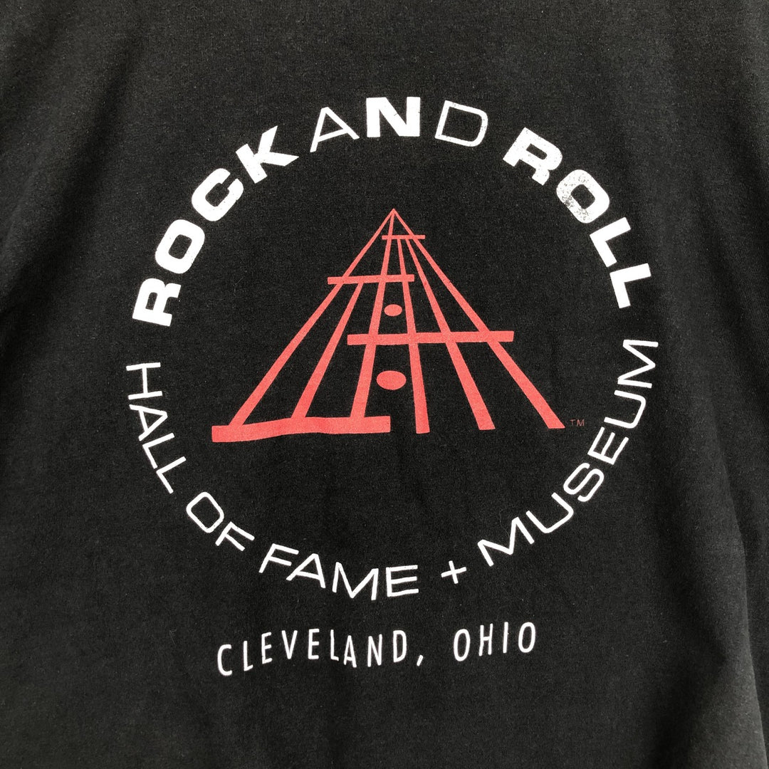 90'S Rock and Roll Hall of Fame Band T-shirt, Men's XL equivalent, Vintage unclear black type Vintage Second Hand