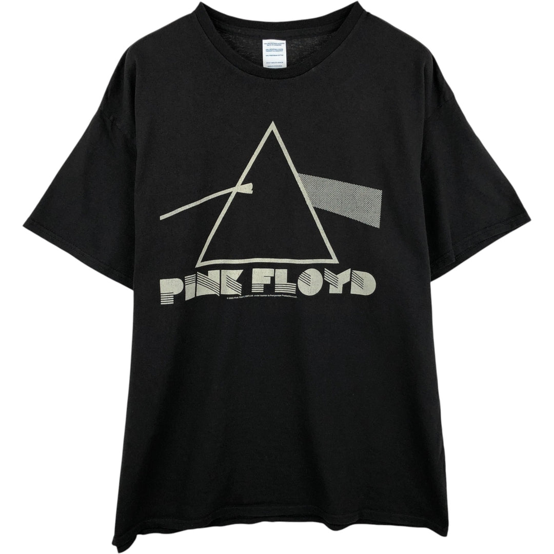 PINK FLOYD Pink Floyd Band T-shirt Band T Men's XL size cotton black type Vintage Second Hand