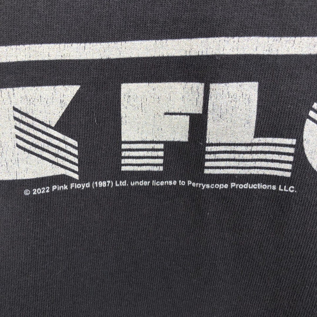 PINK FLOYD Pink Floyd Band T-shirt Band T Men's XL size cotton black type Vintage Second Hand