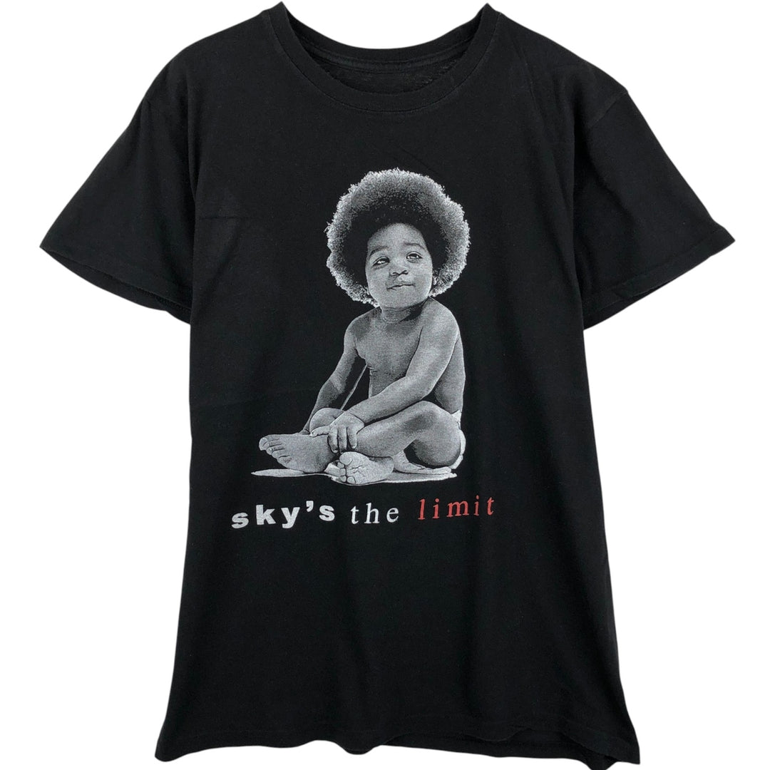 THE NOTORIUS BIG Rap T-shirt, Men's Size L cotton black type Vintage Second Hand