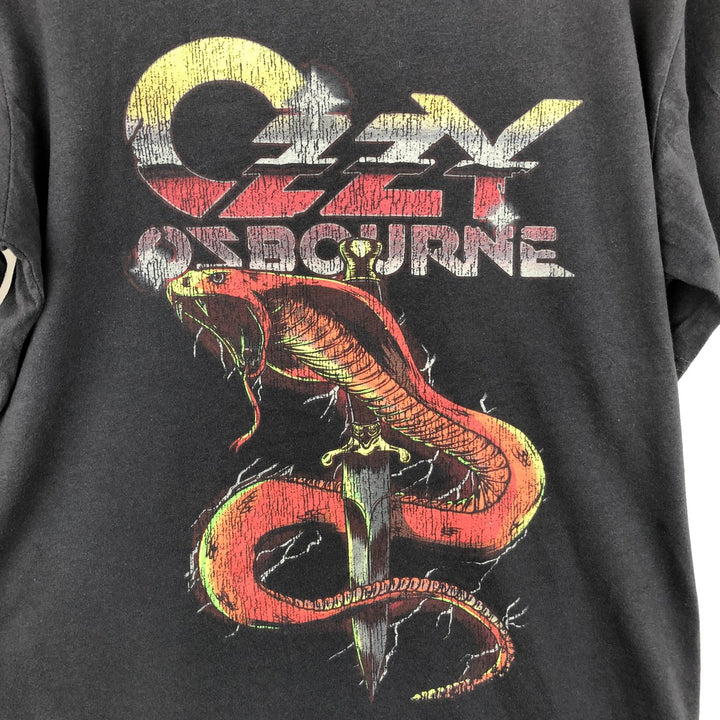 Ozzy Osbourne Band T-shirt, Band T, Men's S size cotton black type Vintage Second Hand
