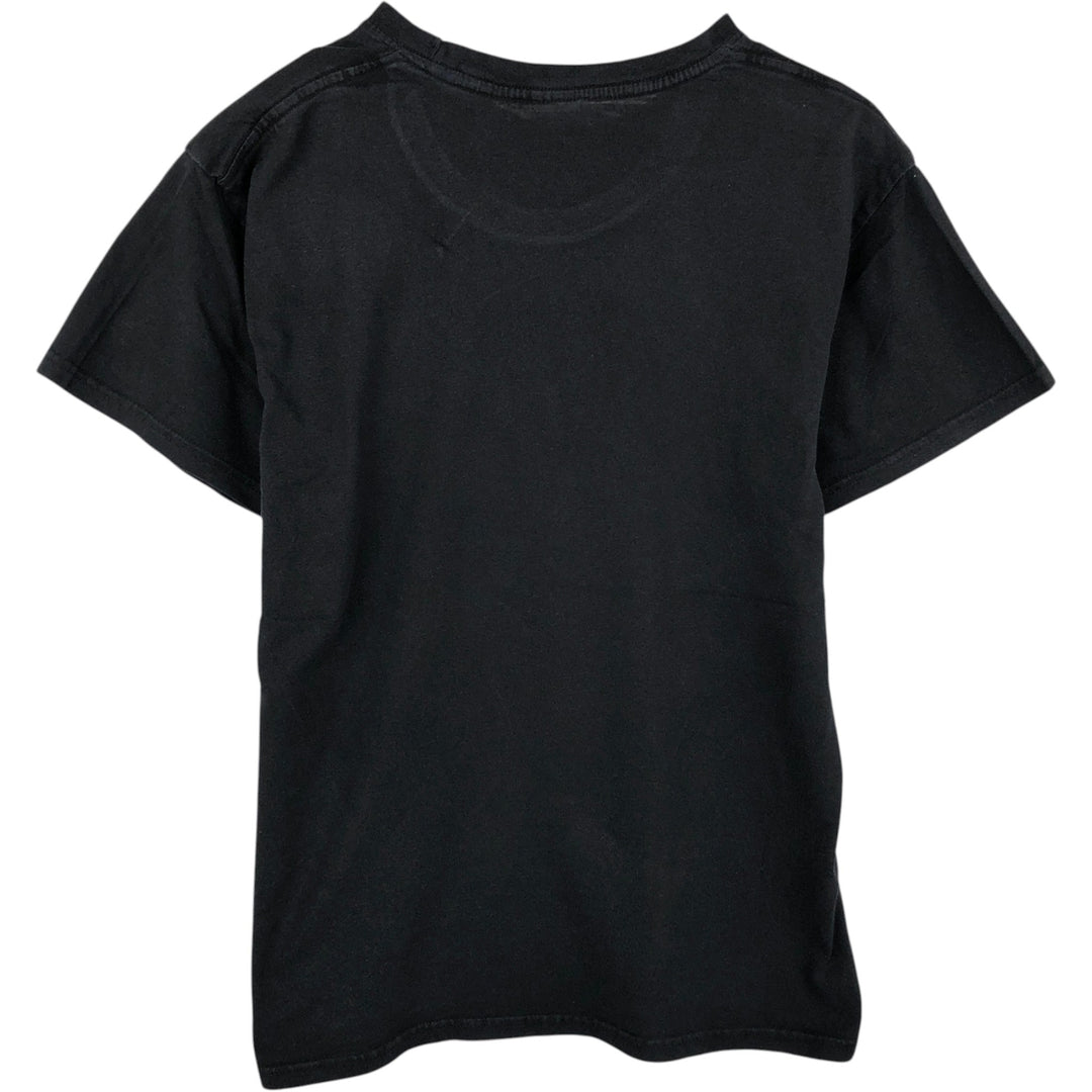 METALLICA Metallica Band T-shirt Band T Men's L size unclear black type Vintage Second Hand