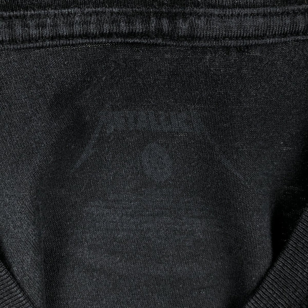 METALLICA Metallica Band T-shirt Band T Men's L size unclear black type Vintage Second Hand