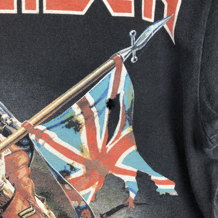 IRON MAIDEN Iron Maiden Band T-shirt Band T Men's L size cotton Charcoal Vintage Second Hand
