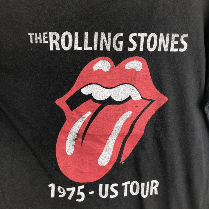 The Rolling Stones Band T-Shirt, Men's XXL cotton black type Vintage Second Hand