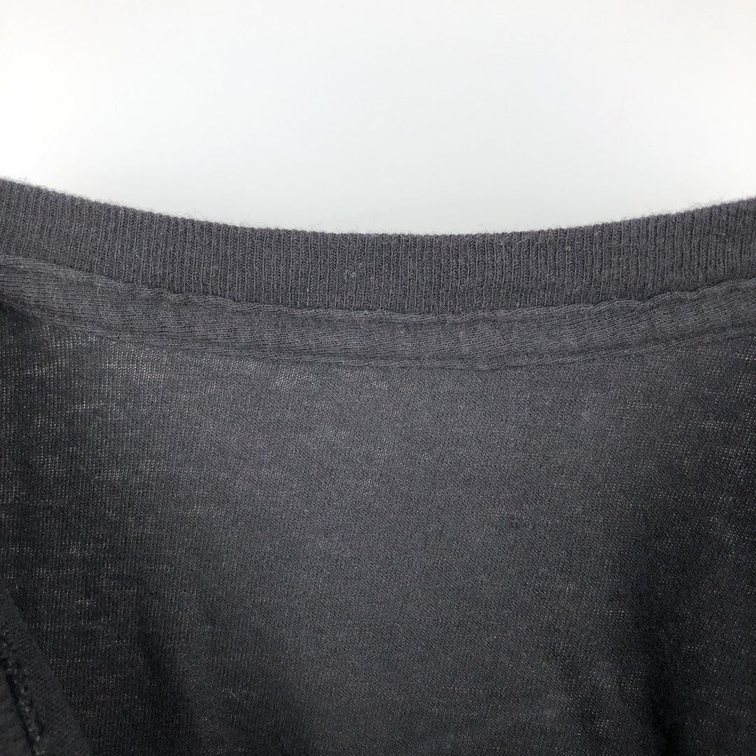 DEF LEPPARD Def Leppard Band T-shirt Band T Men's M size unclear black type Vintage Second Hand
