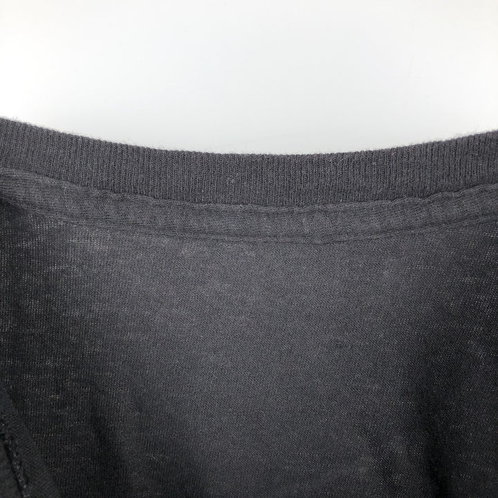 DEF LEPPARD Def Leppard Band T-shirt Band T Men's M size unclear black type Vintage Second Hand