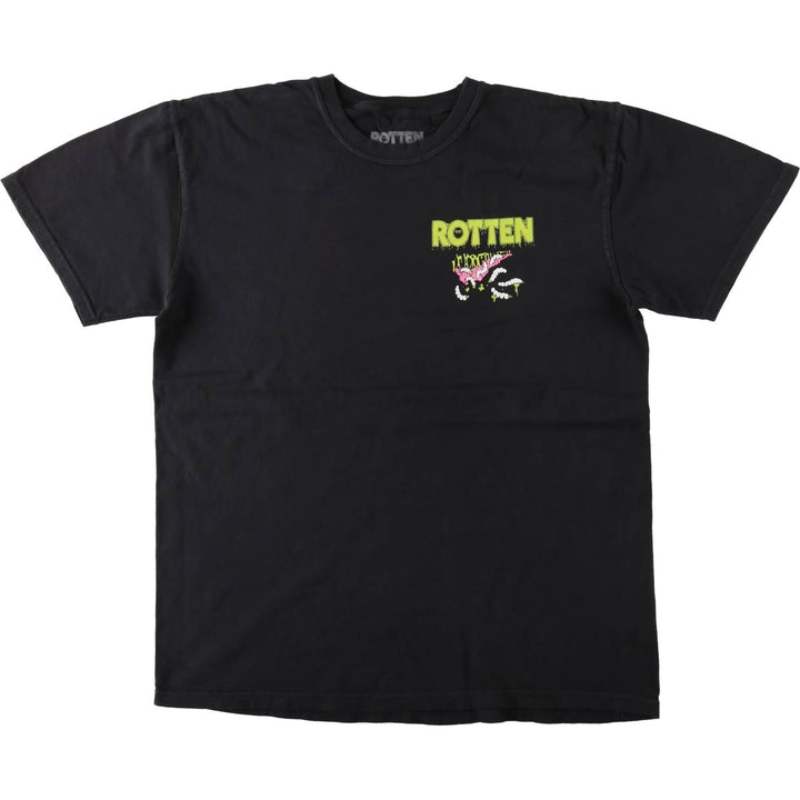 ROTTENGRAFFTY Band T-shirt (Men's size L) unclear black type Vintage Second Hand