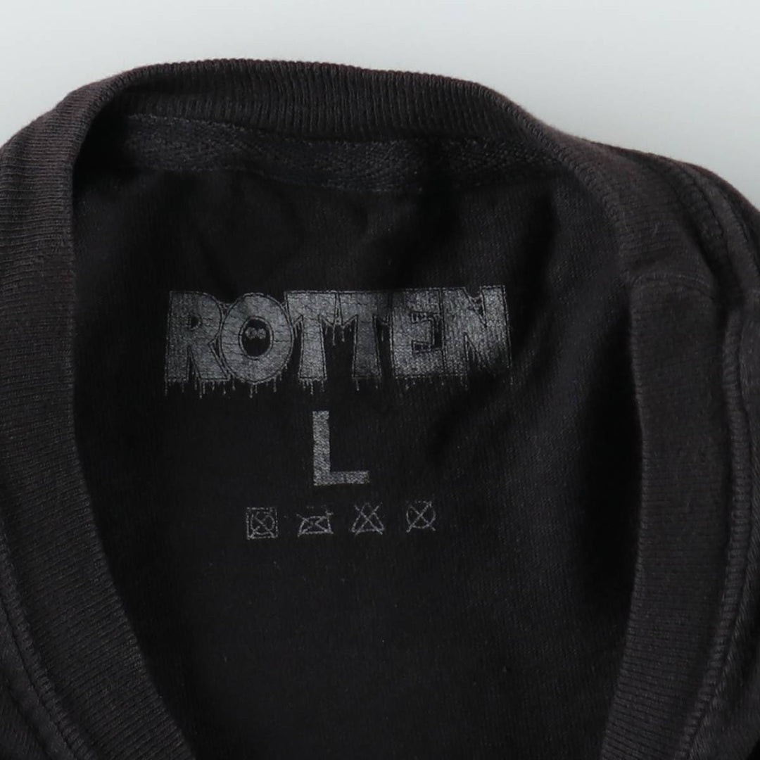 ROTTENGRAFFTY Band T-shirt (Men's size L) unclear black type Vintage Second Hand