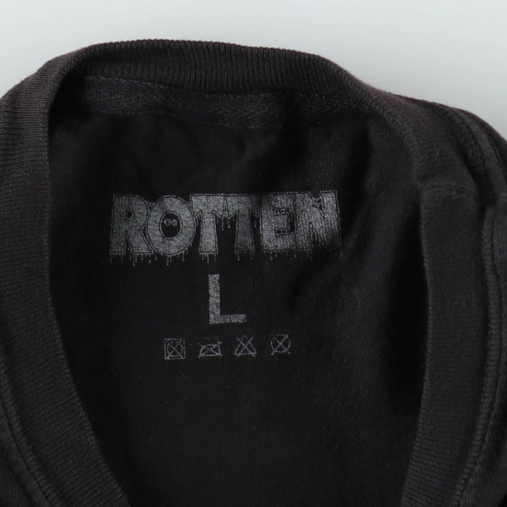 ROTTENGRAFFTY Band T-shirt (Men's size L) unclear black type Vintage Second Hand