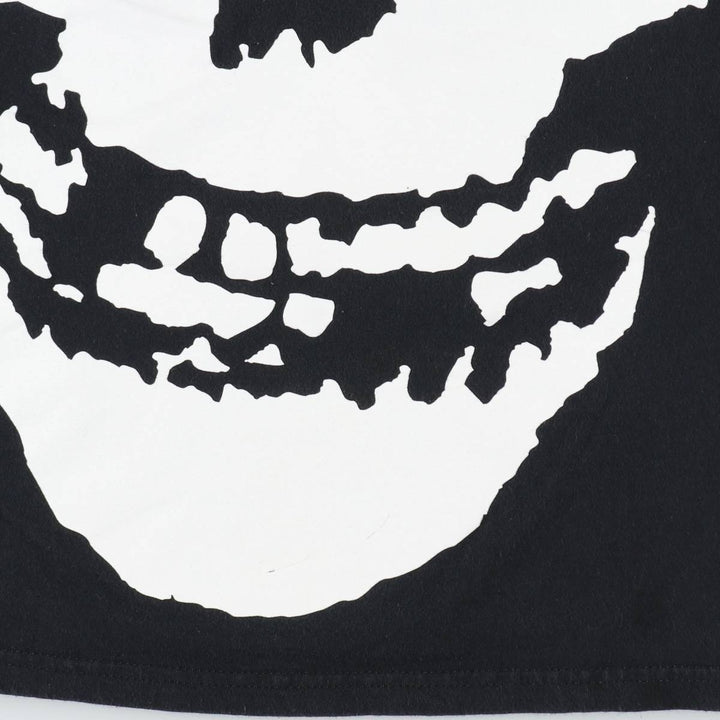 MISFITS Misfits Band T-shirt, Band T, Men's L size cotton black type Vintage Second Hand