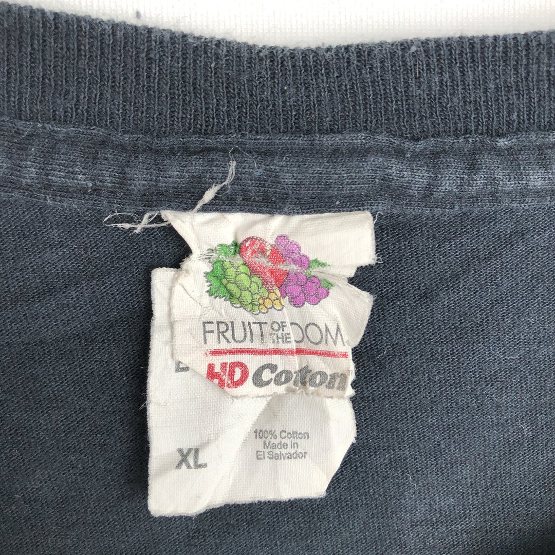 Fruit of the Loom Suffocation Band T-Shirt (Men's XL equivalent) cotton black type Vintage Second Hand