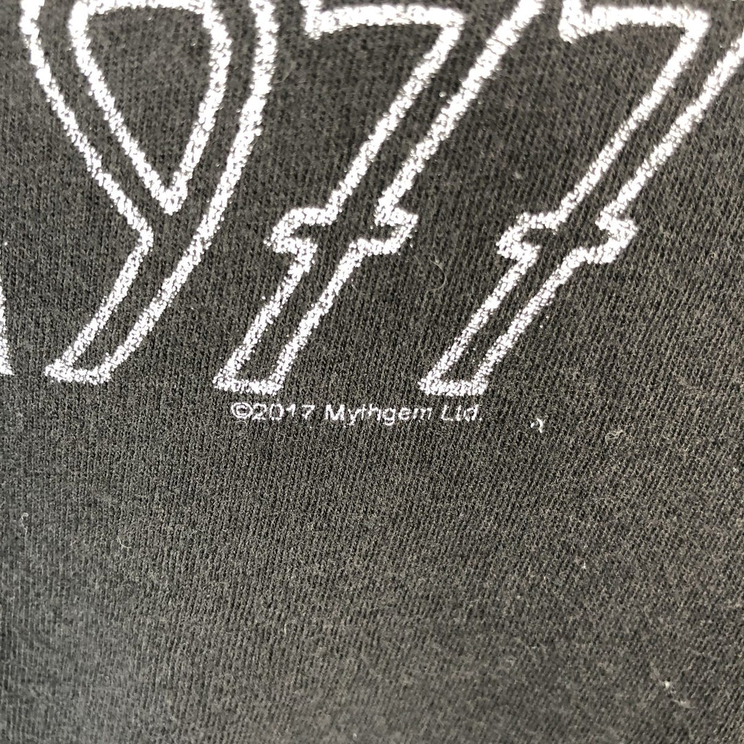 MILLTEX LED ZEPPELIN Band T-shirt (Men's size M) cotton black type Vintage Second Hand