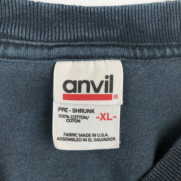 2000'S Anvil Crosby, Stills, Snash & Young Band T-shirt, Men's XL equivalent. cotton black type Vintage Second Hand