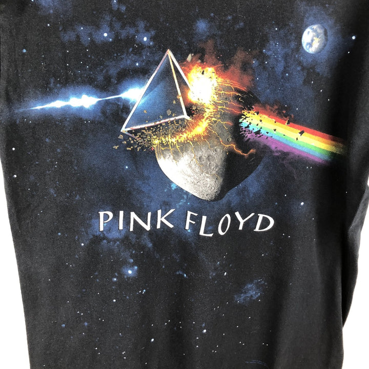 Gildan Pink Floyd Band T-shirt, Men's M size cotton black type Vintage Second Hand