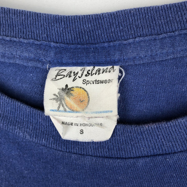 BAY ISLAND KATY PERRY Band T-shirt (Men's size S equivalent) cotton blue type Vintage Second Hand