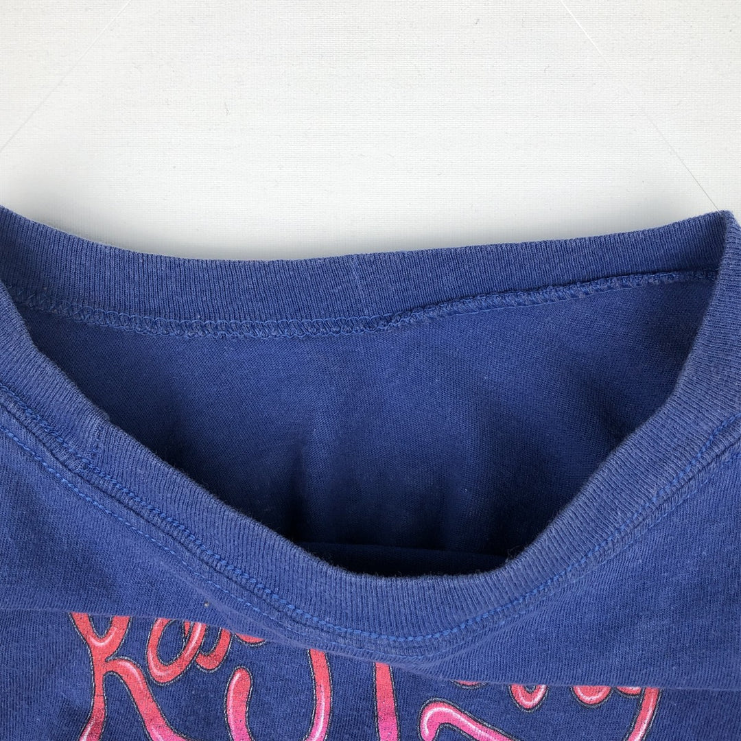 BAY ISLAND KATY PERRY Band T-shirt (Men's size S equivalent) cotton blue type Vintage Second Hand