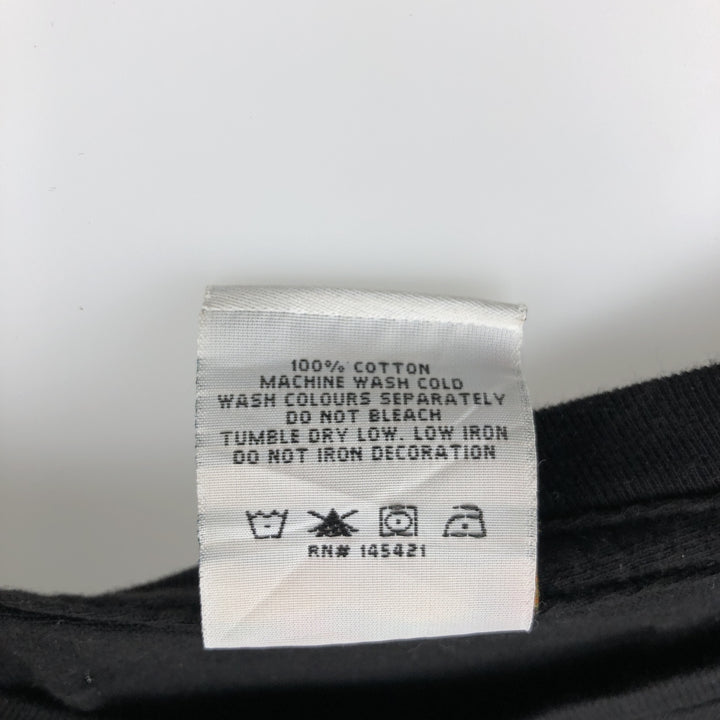 Cross Colours BILLIE EILISH Band T-shirt (Men's size M) cotton black type Vintage Second Hand