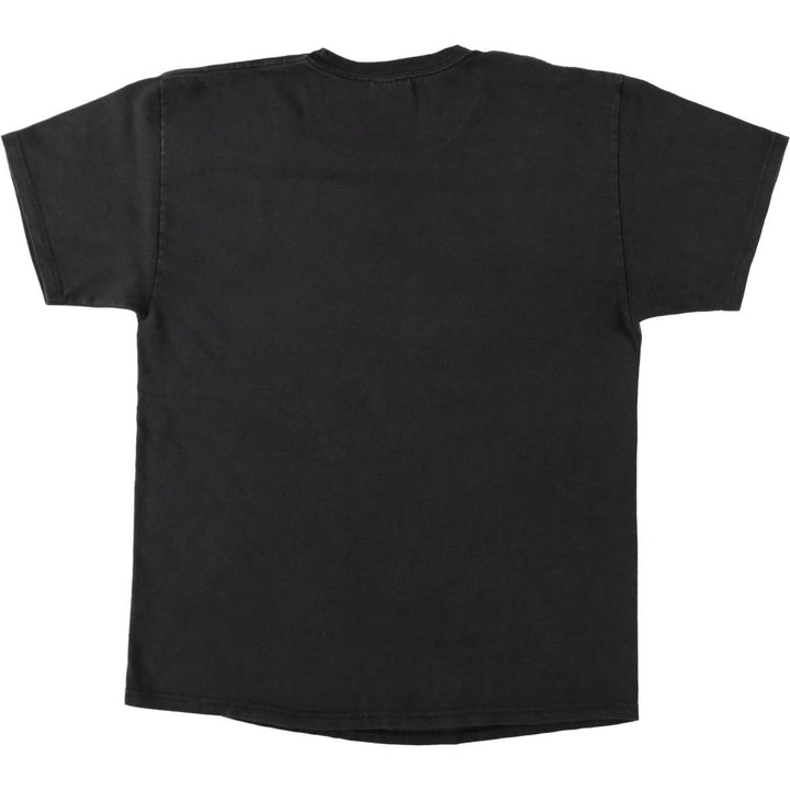2000'S Hanes HEAVYWEIGHT DISTURBED Band T-shirt (Men's size L) cotton black type Vintage Second Hand