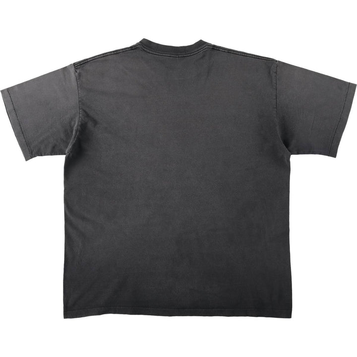 90s-era band t-shirt, made in USA, men's size XL equivalent, vintage. cotton gray type Vintage Second Hand