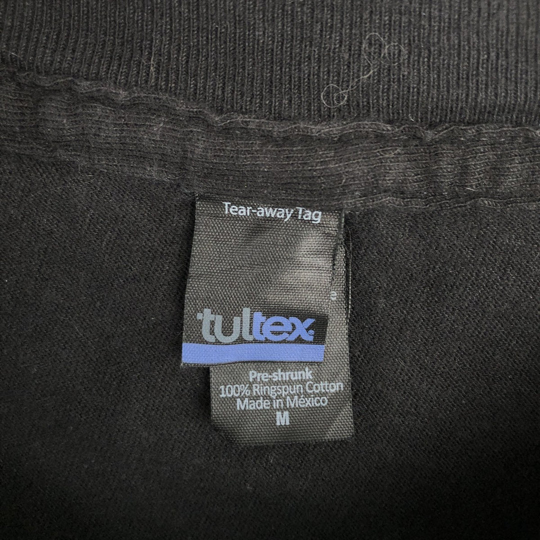 TULTEX TOOL Skull Pattern Band T-Shirt (Men's Size M) cotton black type Vintage Second Hand