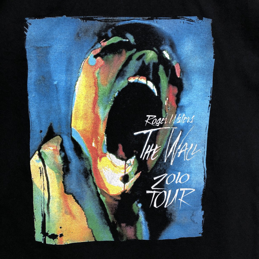 PINK FLOYD THE WALL Band T-shirt (Men's size L equivalent) unclear black type Vintage Second Hand