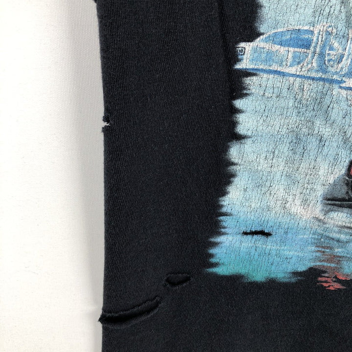 2000'S IRON MAIDEN Cut-off Band T-shirt, Men's Size M (approx.) unclear black type Vintage Second Hand