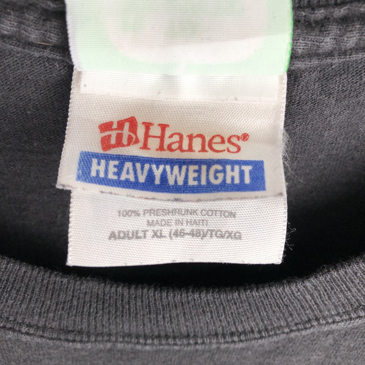 2000'S Hanes THE BEATLES Band T-shirt, Men's XL equivalent. cotton black type Vintage Second Hand