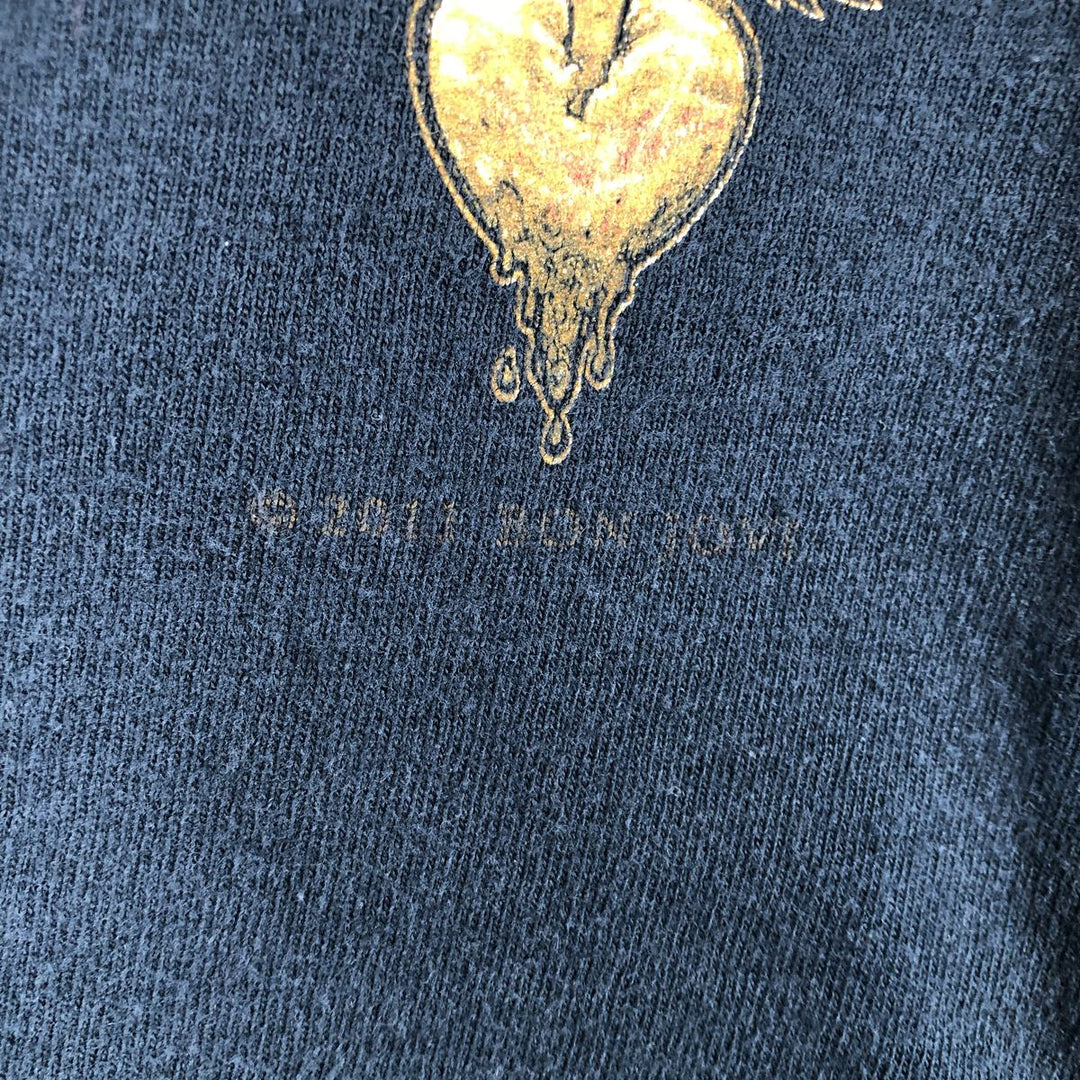 Hanes Bon Jovi Band T-shirt (Men's size S) cotton black type Vintage Second Hand