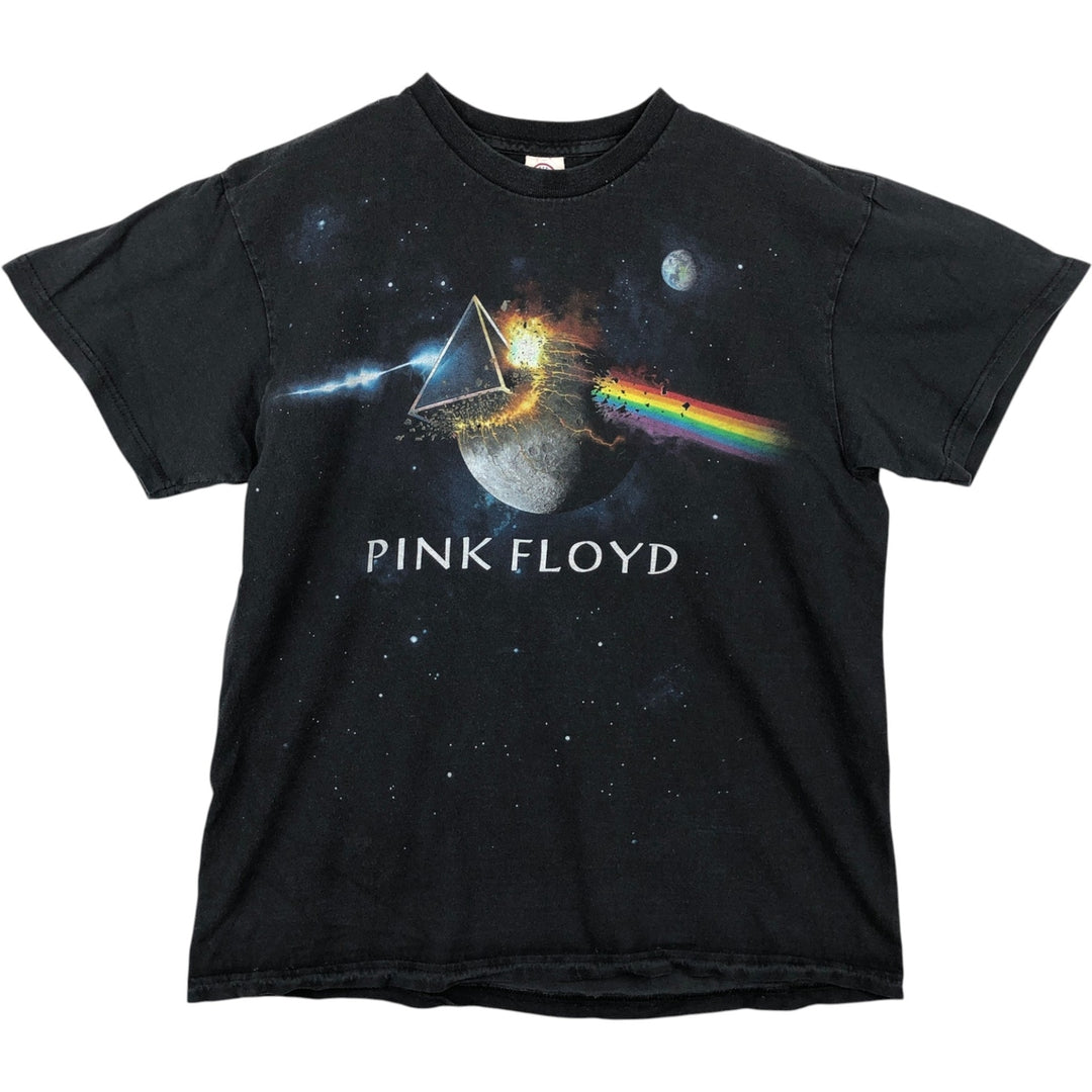 2000'S Delta Pink Floyd Band T-shirt, Men's Size L (approx.) cotton black type Vintage Second Hand