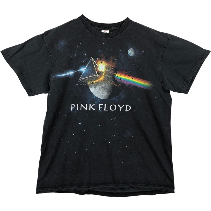 2000'S Delta Pink Floyd Band T-shirt, Men's Size L (approx.) cotton black type Vintage Second Hand